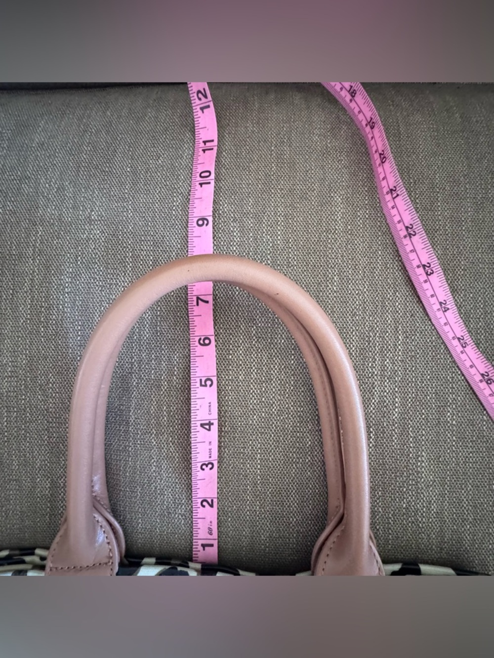 Tory Burch Leopard-Print Canvas Tote with Tan Leather Trim - Picture 12 of 12